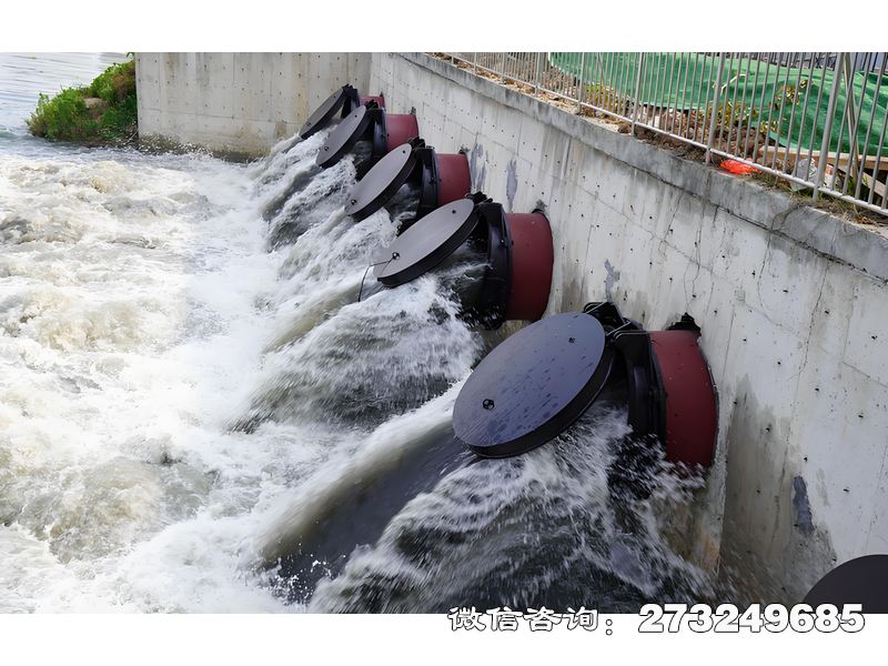 海水堤防拍门