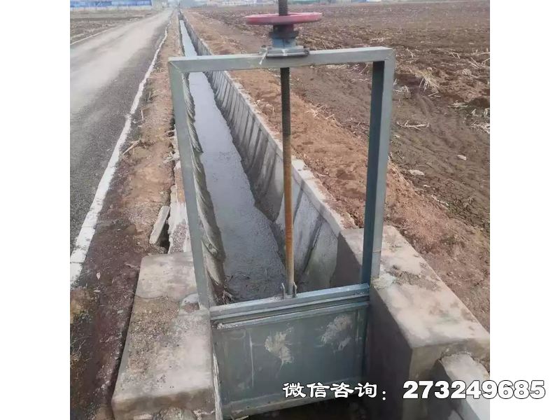 新乡抗磨钢制含沙闸门