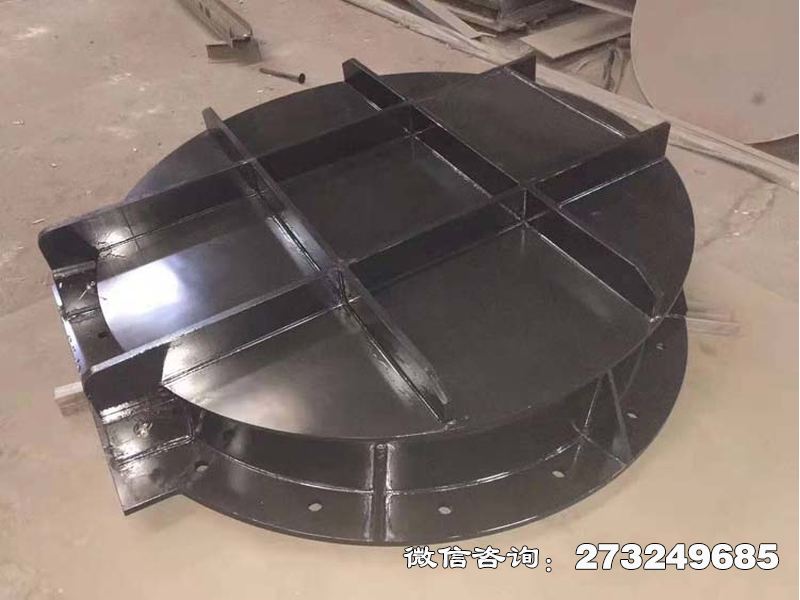 海南铸铁圆形抗震拍门