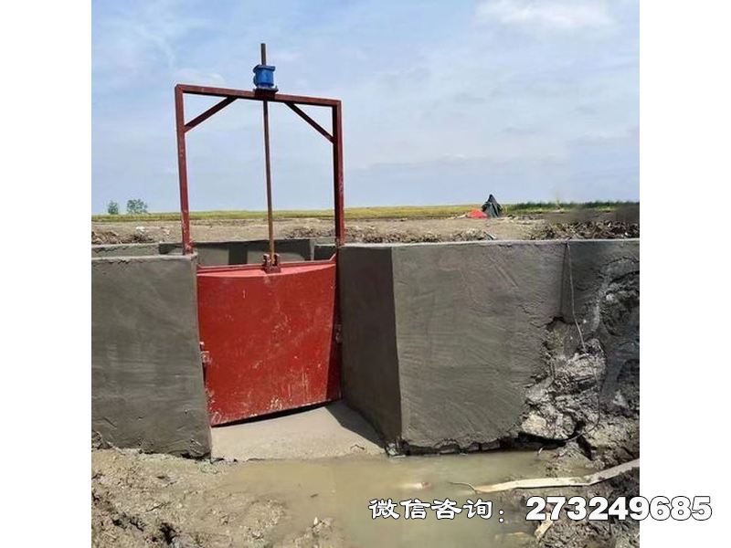 河道截流铸铁方闸门